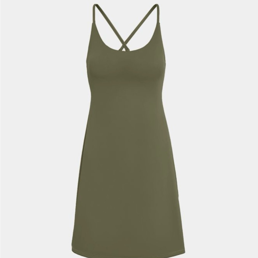 HALARA Plush Backless 2 piece Pocket Mini Active Dress